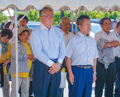 東金市・安曇野市 友好都市締結記念植樹式